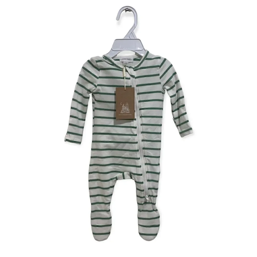 Angel Dear Organic Cotton Footsie Size 0-3 Months
